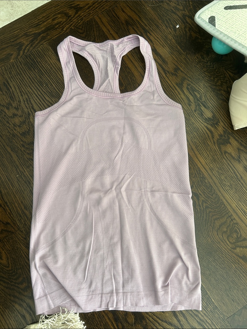 Light Pink Racerback Tank Top - Women
